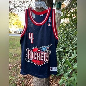 Vintage Barkley- Houston Rockets  Athletic Jersey - Champion